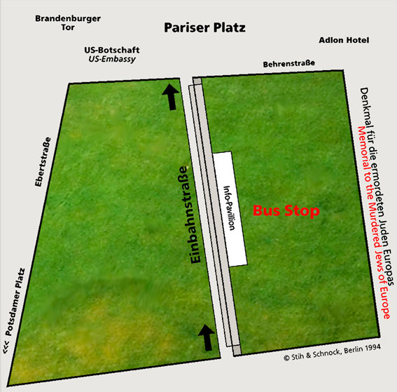Stih & Schnock: Bus Stop / Bushaltestelle (copetition area / Wettbewerbsgel�nde)